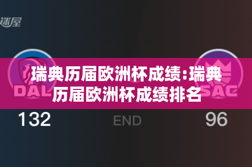 瑞典历届欧洲杯成绩:瑞典历届欧洲杯成绩排名